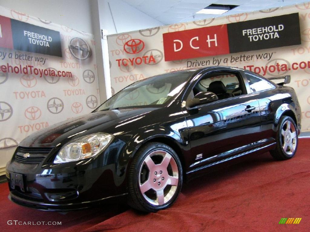 2007 Cobalt SS Supercharged Coupe - Black / Ebony photo #1