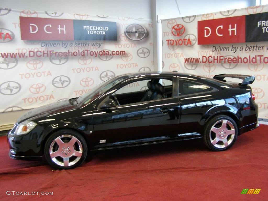 2007 Cobalt SS Supercharged Coupe - Black / Ebony photo #4