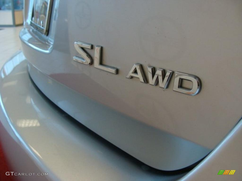 2010 Murano SL AWD - Brilliant Silver Metallic / Black photo #7