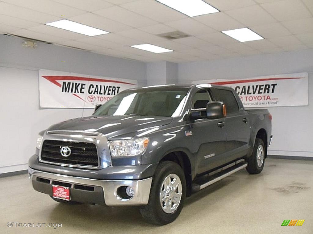 2008 Tundra SR5 CrewMax - Slate Gray Metallic / Graphite Gray photo #1