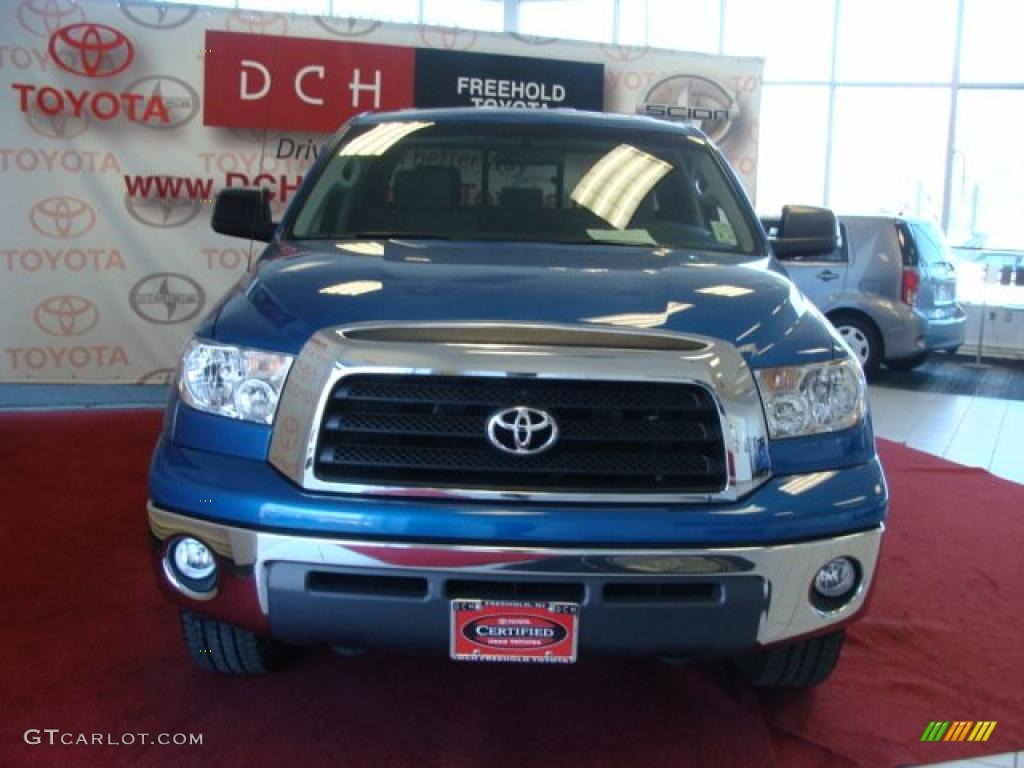 2007 Tundra SR5 TRD Double Cab 4x4 - Blue Streak Metallic / Graphite Gray photo #2