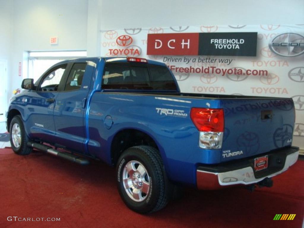 2007 Tundra SR5 TRD Double Cab 4x4 - Blue Streak Metallic / Graphite Gray photo #5