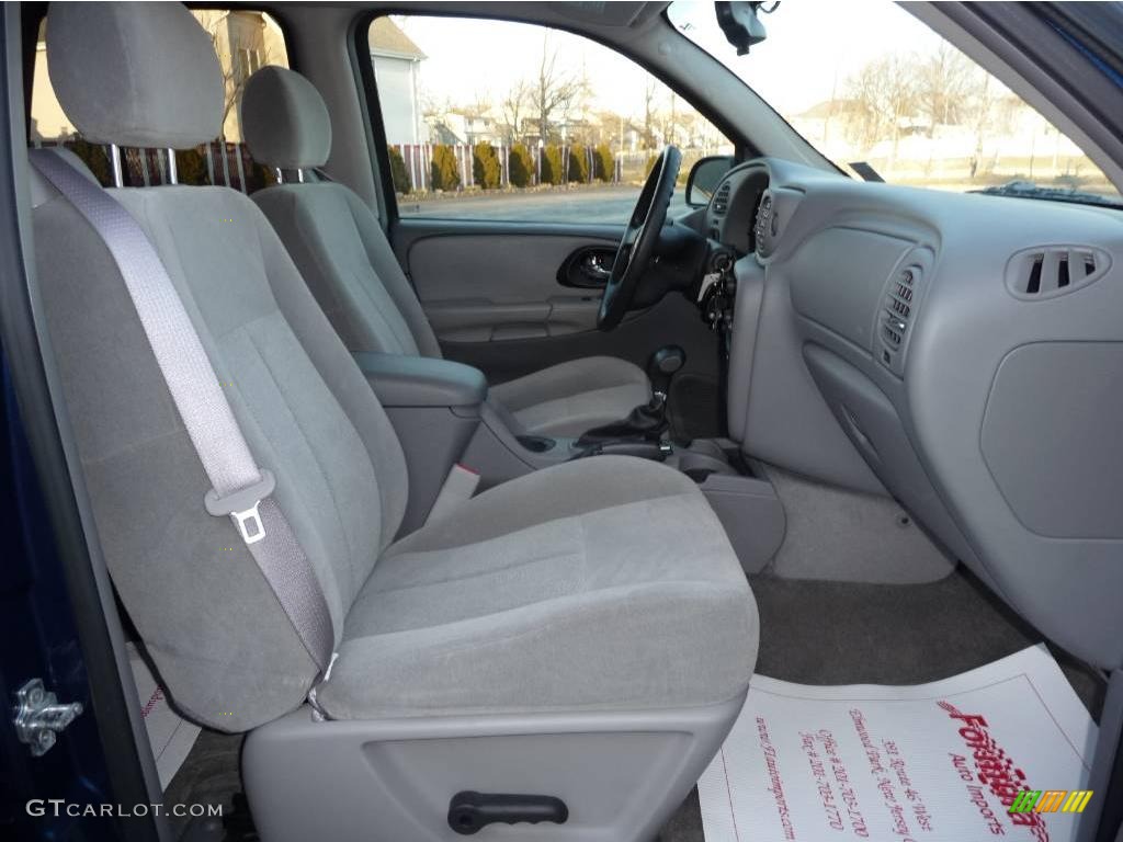 2006 TrailBlazer LS 4x4 - Superior Blue Metallic / Light Gray photo #6