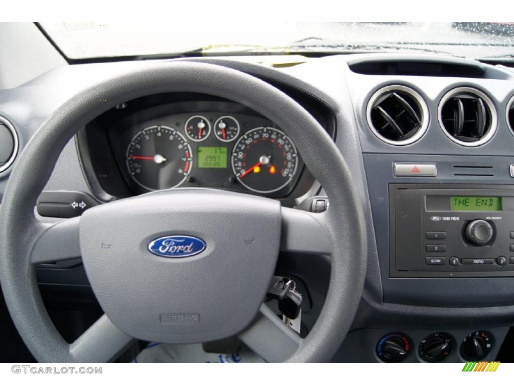 2010 Ford Transit Connect XL Cargo Van Dark Gray Dashboard Photo #45914550