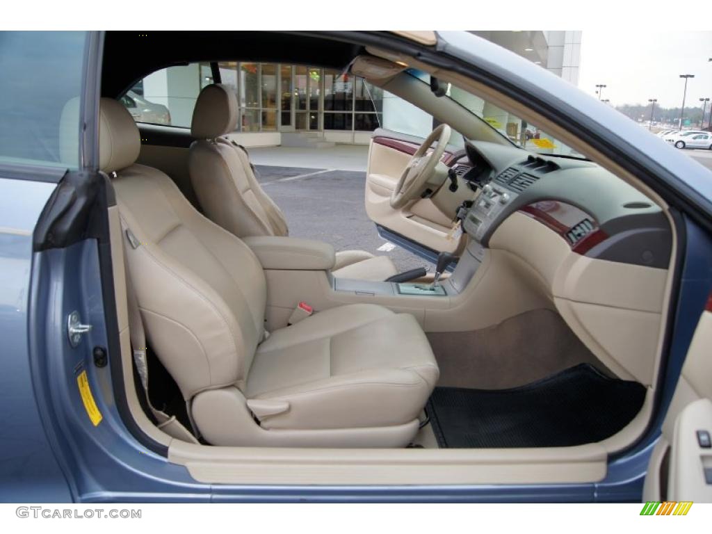 Ivory Interior 2004 Toyota Solara SLE V6 Convertible Photo #45915255