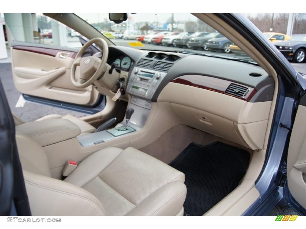 Ivory Interior 2004 Toyota Solara SLE V6 Convertible Photo #45915264