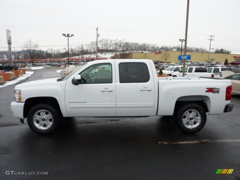 2011 Silverado 1500 LT Crew Cab 4x4 - Summit White / Ebony photo #4