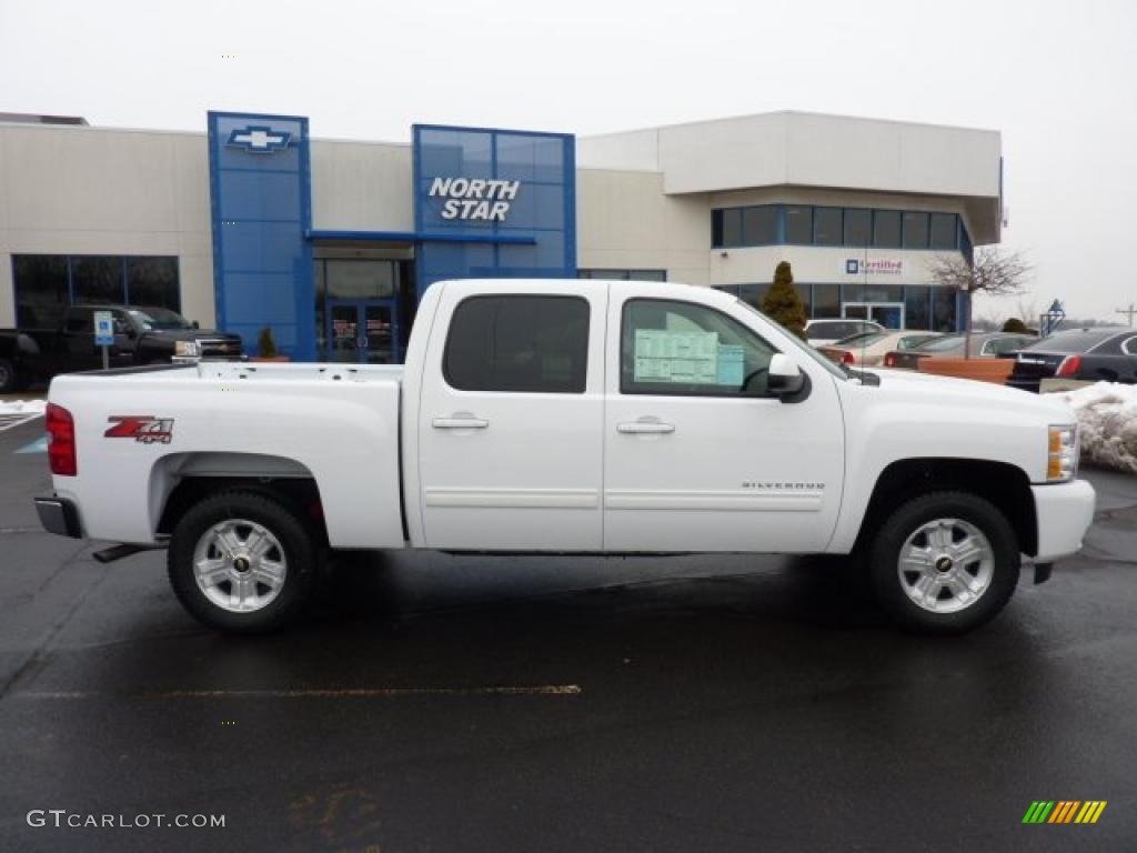 2011 Silverado 1500 LT Crew Cab 4x4 - Summit White / Ebony photo #11