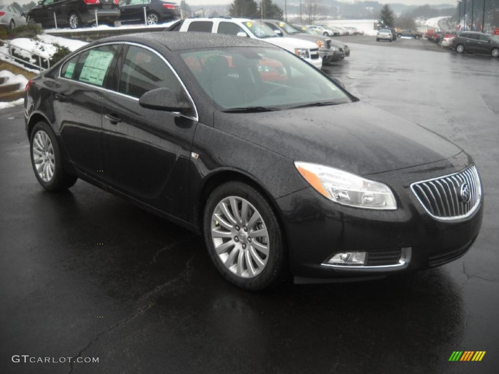 Carbon Black Metallic 2011 Buick Regal CXL Turbo Exterior Photo #45917700