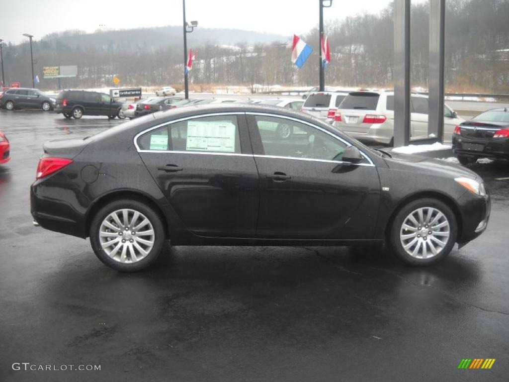 Carbon Black Metallic 2011 Buick Regal CXL Turbo Exterior Photo #45917718
