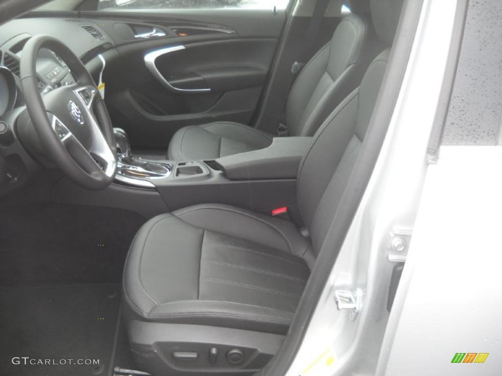 Ebony Interior 2011 Buick Regal CXL Photo #45917886