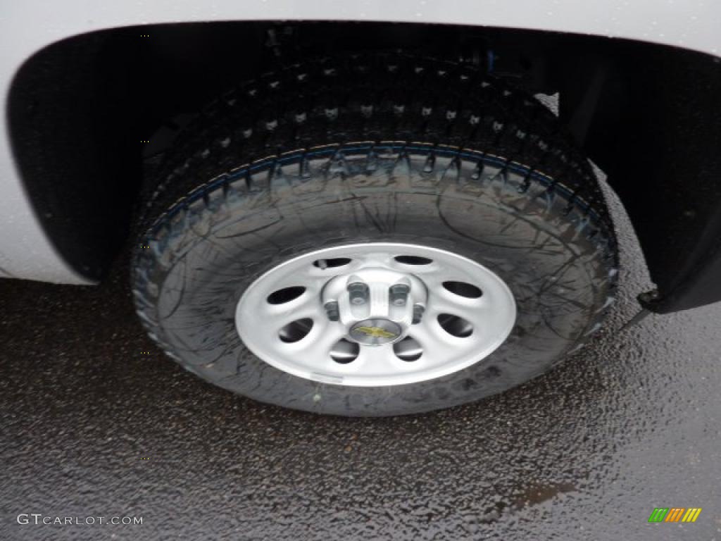 2011 Silverado 1500 Regular Cab 4x4 - Sheer Silver Metallic / Dark Titanium photo #12