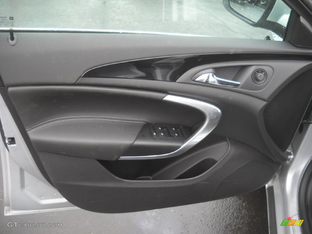 2011 Buick Regal CXL Ebony Door Panel Photo #45917922