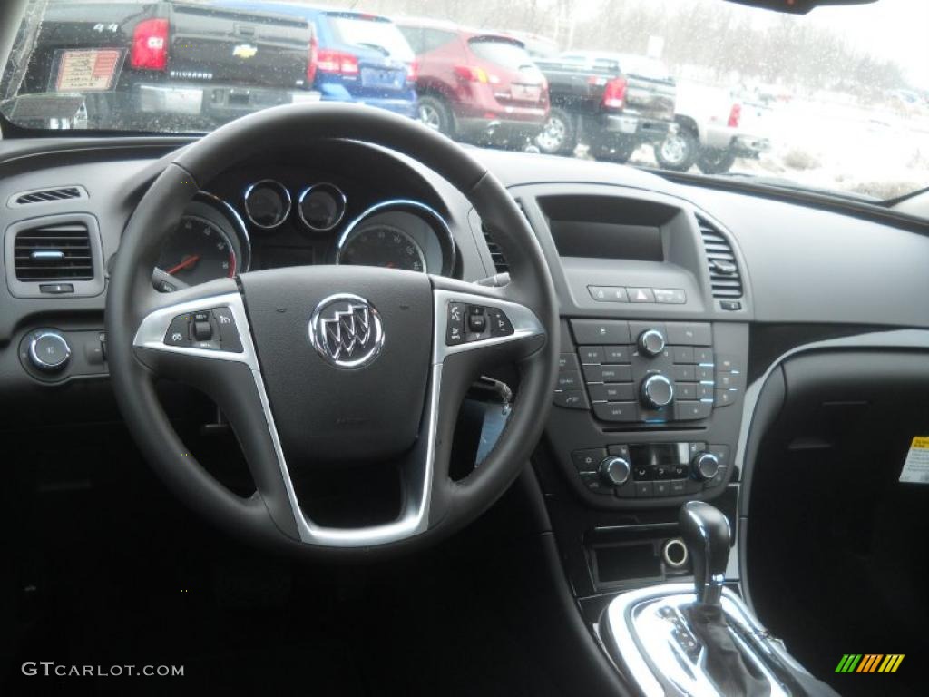 2011 Buick Regal CXL Ebony Dashboard Photo #45917949