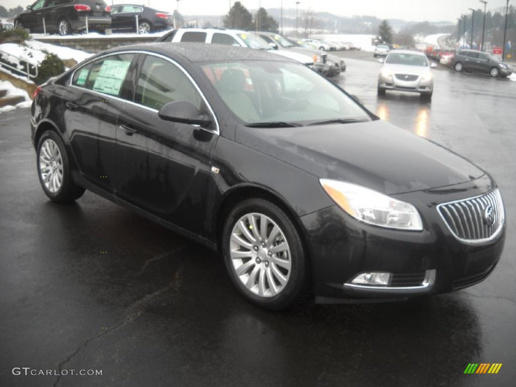 Carbon Black Metallic 2011 Buick Regal CXL Exterior Photo #45918012