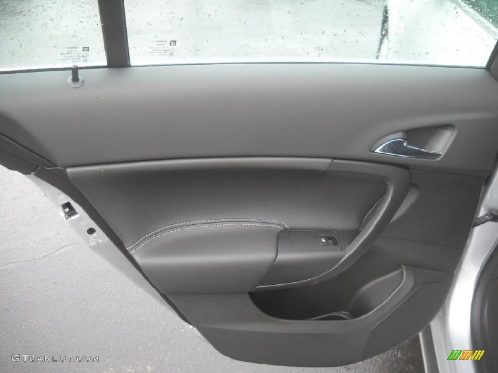 2011 Buick Regal CXL Turbo Ebony Door Panel Photo #45918255