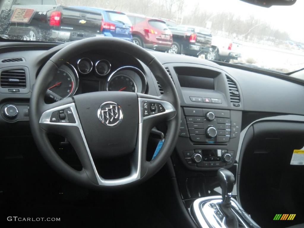 2011 Buick Regal CXL Turbo Ebony Dashboard Photo #45918264