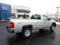 Sheer Silver Metallic - Silverado 1500 Regular Cab 4x4 Photo No. 10