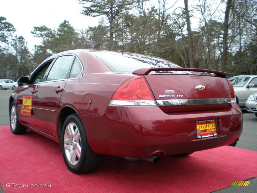 2006 Impala LTZ - Sport Red Metallic / Ebony Black photo #8