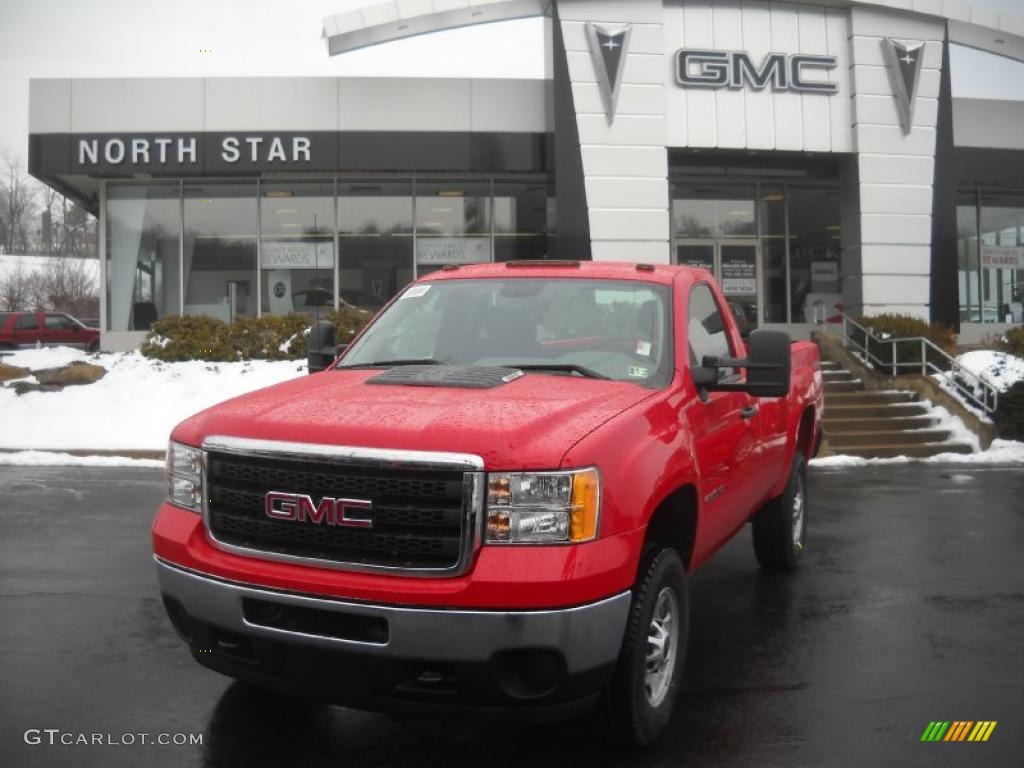 Fire Red GMC Sierra 2500HD