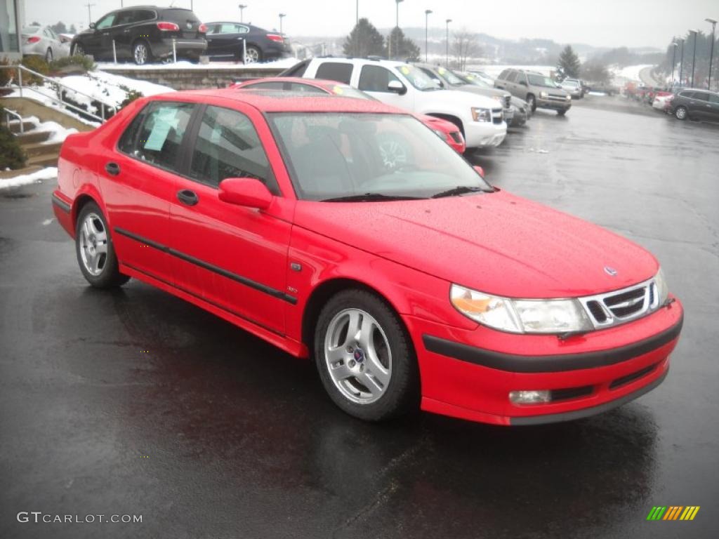 Laser Red 2001 Saab 9-5 Aero Sedan Exterior Photo #45920097