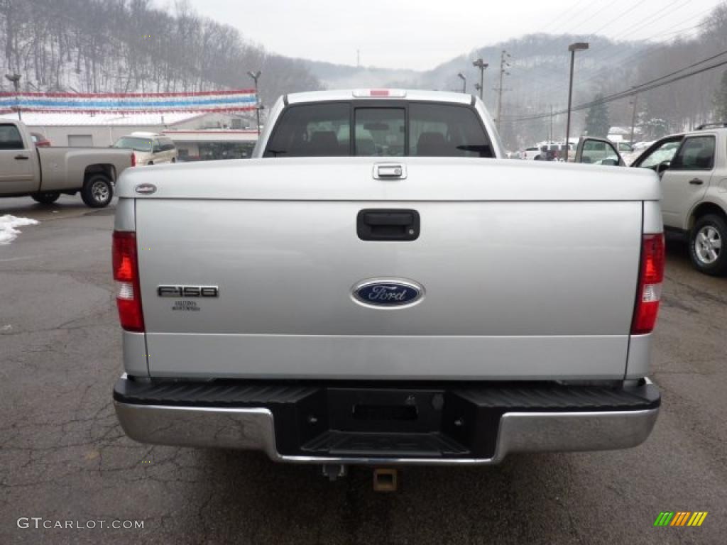 2005 F150 XLT SuperCab - Silver Metallic / Medium Flint Grey photo #3