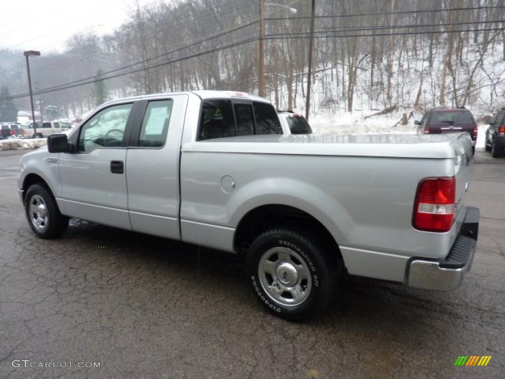2005 F150 XLT SuperCab - Silver Metallic / Medium Flint Grey photo #4