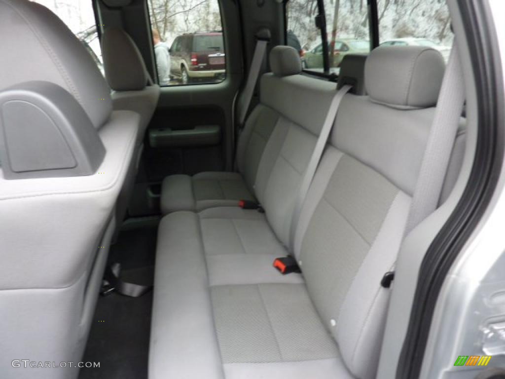 2005 F150 XLT SuperCab - Silver Metallic / Medium Flint Grey photo #9