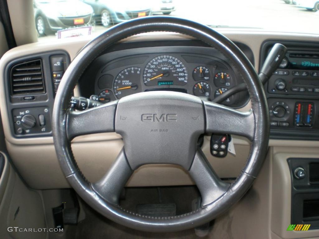 2003 GMC Sierra 2500HD SLE Crew Cab 4x4 Neutral Steering Wheel Photo #45920509