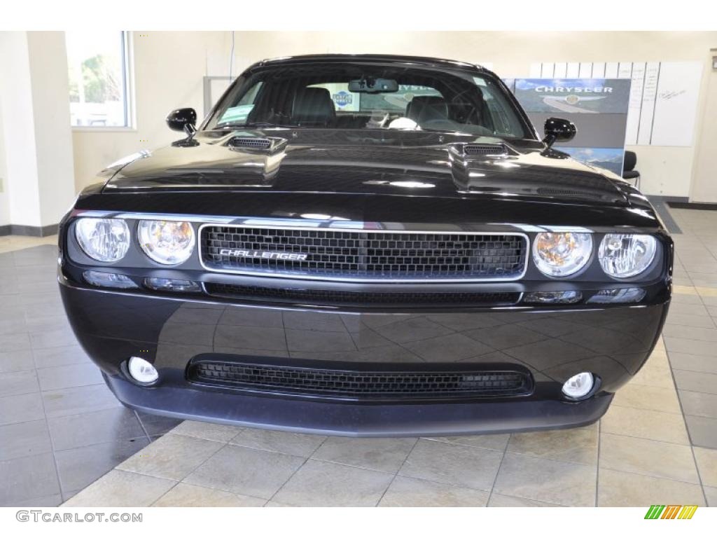 2011 Challenger Rallye - Brilliant Black Crystal Pearl / Dark Slate Gray photo #2