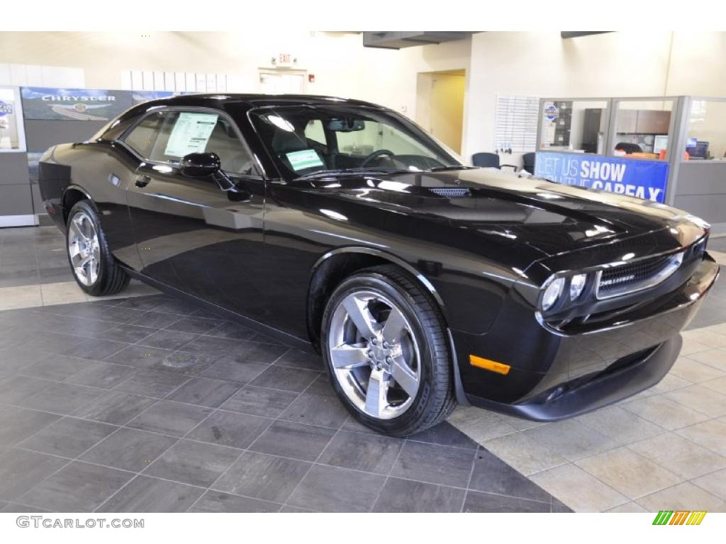 2011 Challenger Rallye - Brilliant Black Crystal Pearl / Dark Slate Gray photo #3