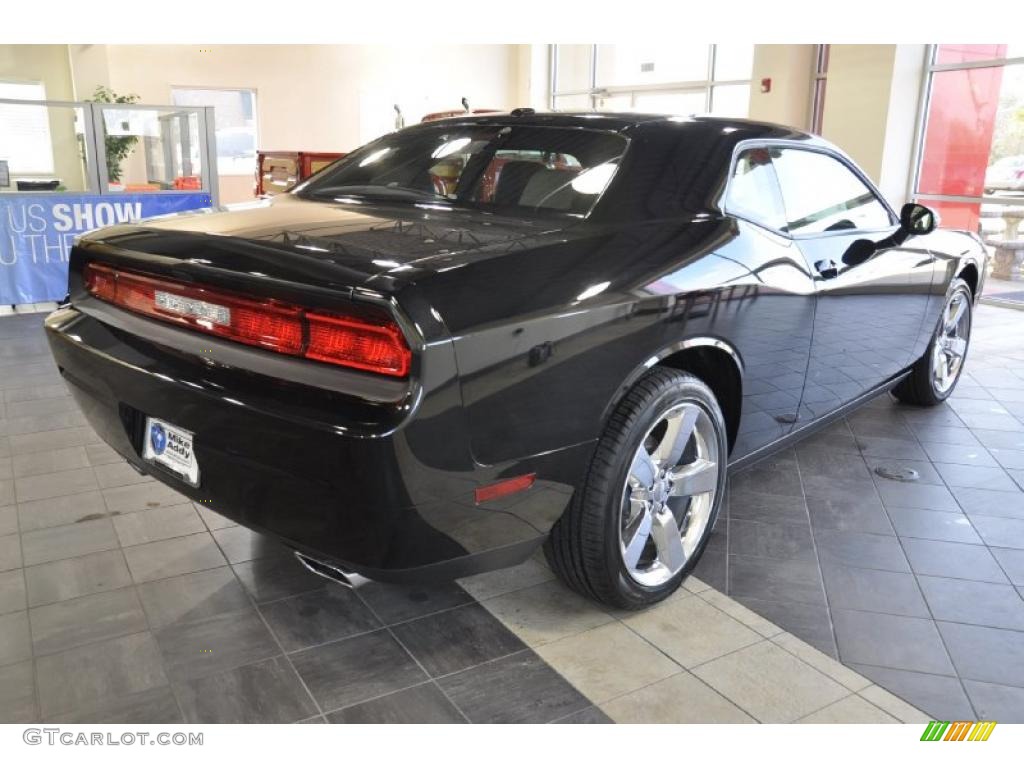 2011 Challenger Rallye - Brilliant Black Crystal Pearl / Dark Slate Gray photo #4