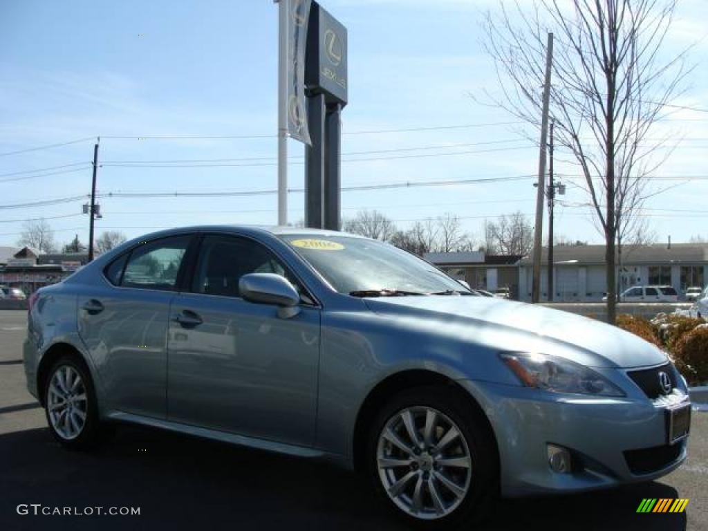 2006 IS 250 AWD - Breakwater Blue Metallic / Black photo #3