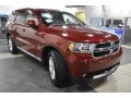 2011 Inferno Red Crystal Pearl Dodge Durango Crew  photo #4