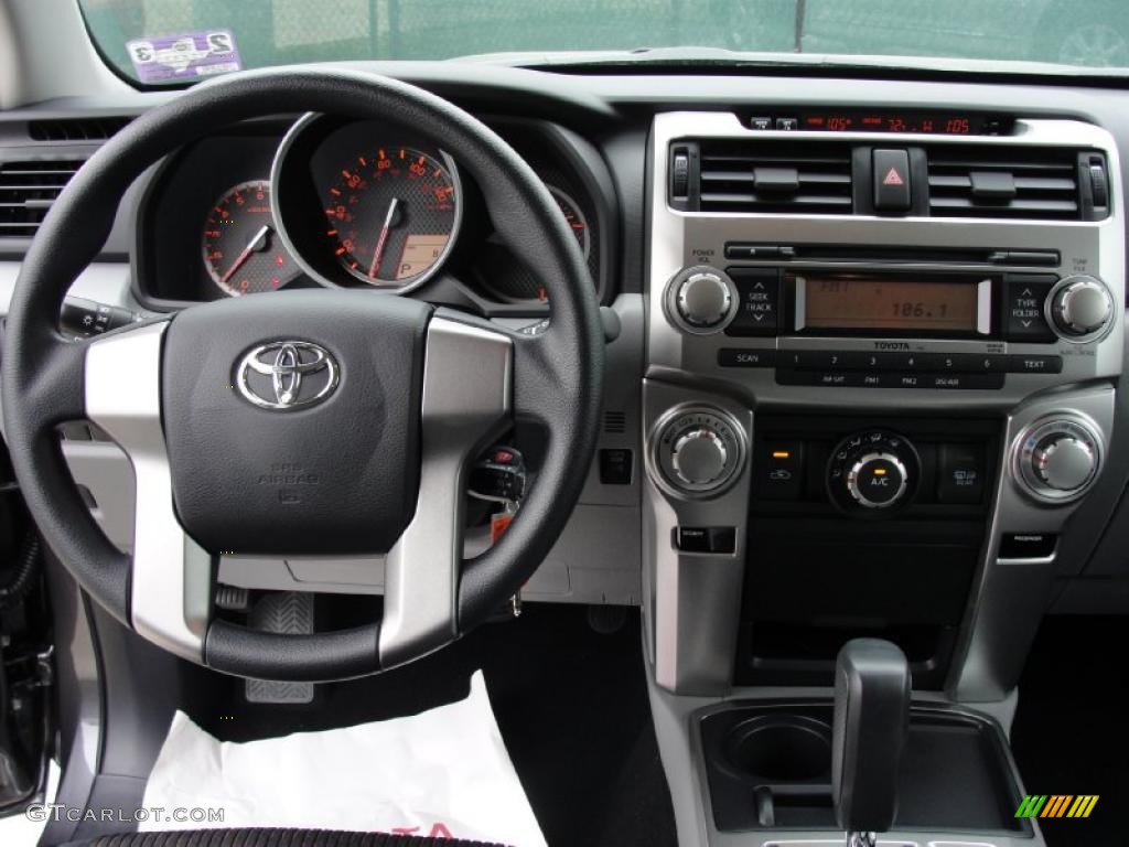2011 Toyota 4Runner SR5 Graphite Dashboard Photo #45922240