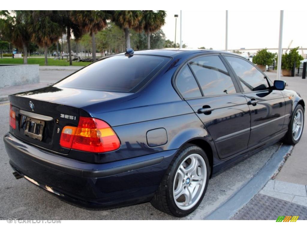 2004 3 Series 325i Sedan - Mystic Blue Metallic / Sand photo #7