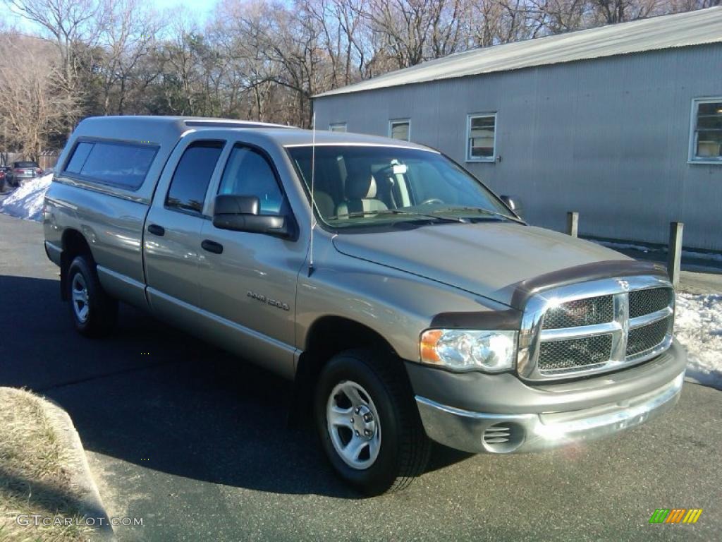 2002 Ram 1500 ST Quad Cab 4x4 - Light Almond Pearl / Dark Slate Gray photo #3