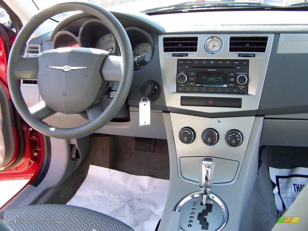 2007 Sebring Sedan - Inferno Red Crystal Pearl / Dark Slate Gray/Light Slate Gray photo #11