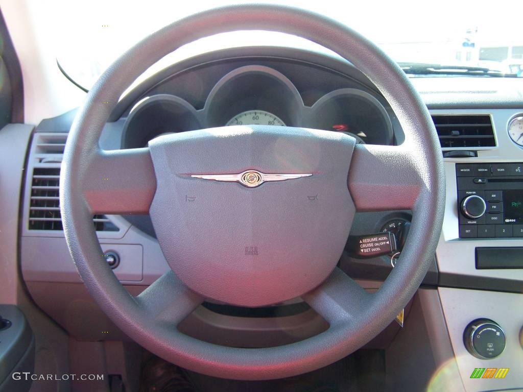 2007 Sebring Sedan - Inferno Red Crystal Pearl / Dark Slate Gray/Light Slate Gray photo #14
