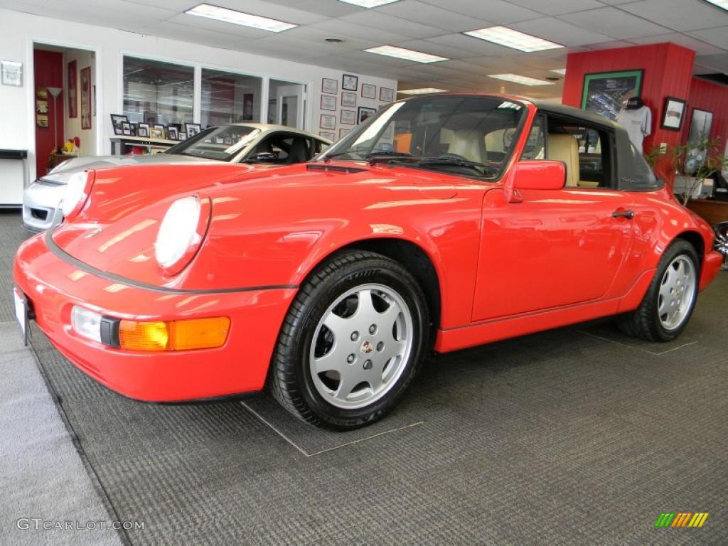 Guards Red 1991 Porsche 911 Carrera 2 Targa Exterior Photo #45923407