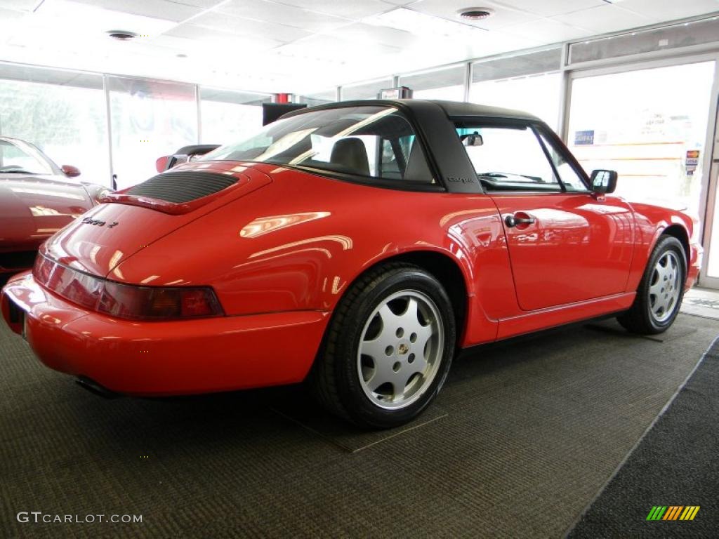 Guards Red 1991 Porsche 911 Carrera 2 Targa Exterior Photo #45923494