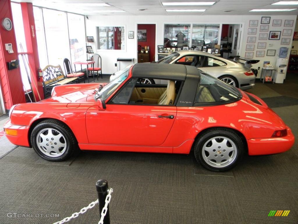 Guards Red 1991 Porsche 911 Carrera 2 Targa Exterior Photo #45923527