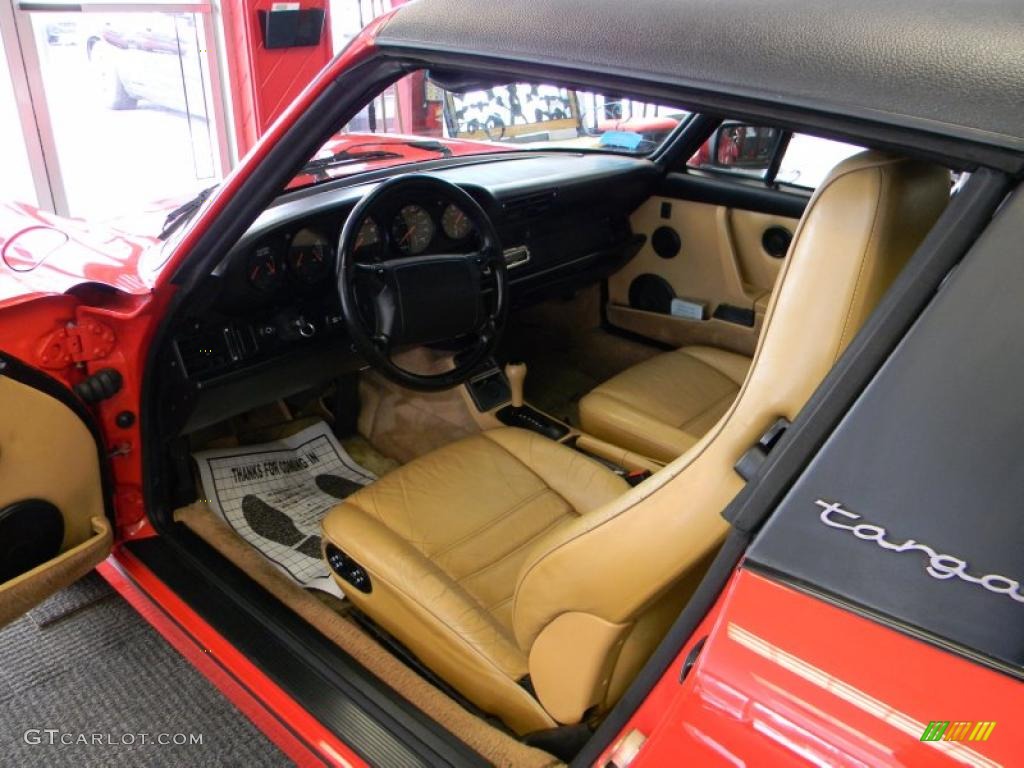 1991 Porsche 911 Carrera 2 Targa Interior Color Photos