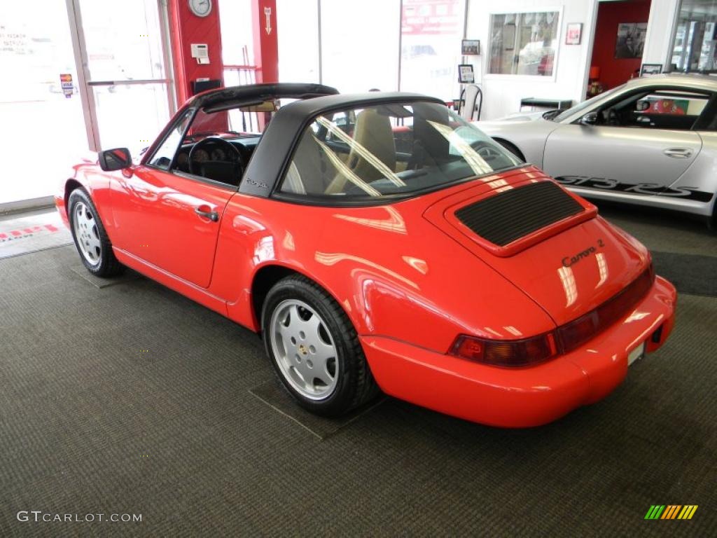Guards Red 1991 Porsche 911 Carrera 2 Targa Exterior Photo #45923617