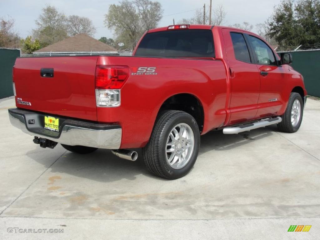 2011 Tundra TSS Double Cab - Barcelona Red Metallic / Graphite Gray photo #3