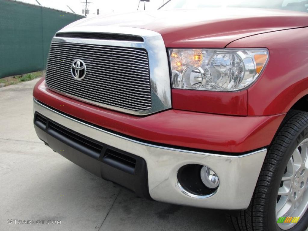 2011 Tundra TSS Double Cab - Barcelona Red Metallic / Graphite Gray photo #10