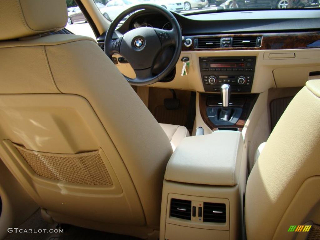 2007 3 Series 328i Wagon - Black Sapphire Metallic / Beige photo #4