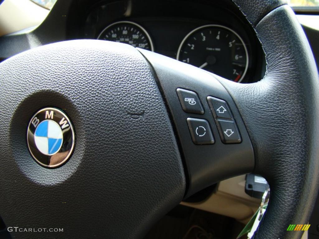 2007 3 Series 328i Wagon - Black Sapphire Metallic / Beige photo #30