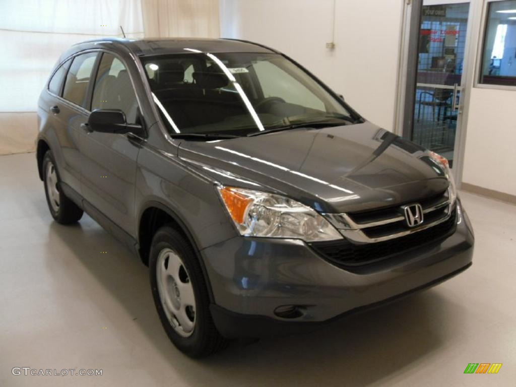 2011 CR-V LX - Polished Metal Metallic / Black photo #5