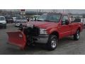 2006 Red Clearcoat Ford F250 Super Duty XL Regular Cab 4x4  photo #34